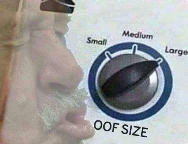 oof size large image - man and washing machine, oof size large meme template